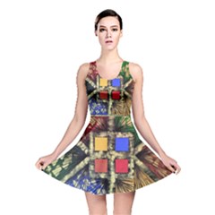 Acrylic Painting  Reversible Skater Dress