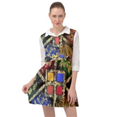 Acrylic Painting  Mini Skater Shirt Dress