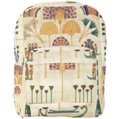 Egyptian Paper Papyrus Hieroglyphs Full Print Backpack