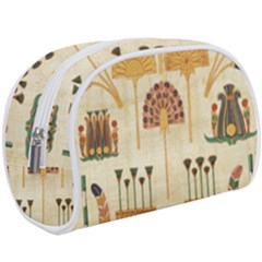 Egyptian Paper Papyrus Hieroglyphs Make Up Case (large) by Vaneshop