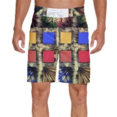 Acrylic Painting  Men s Beach Shorts by Rbudhiya