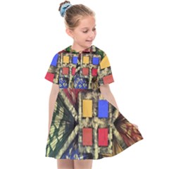 Acrylic Abstract Art Design  Kids  Sailor Dress by Rbudhiya