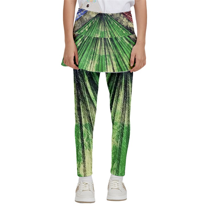 Acrylic abstract art design  Kids  Skirted Pants