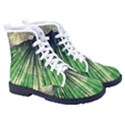 Acrylic abstract art design  Women s High-Top Canvas Sneakers View3