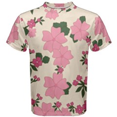 Floral Vintage Flowers Men s Cotton Tee by Dutashop