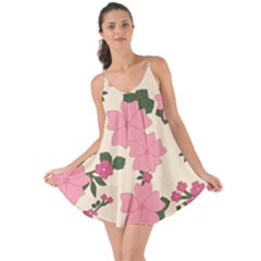 Floral Vintage Flowers Love The Sun Cover Up