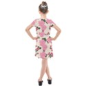 Floral Vintage Flowers Kids  Cross Web Dress View2