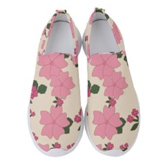 Floral Vintage Flowers Women s Slip On Sneakers by Dutashop