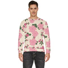 Floral Vintage Flowers Men s Fleece Sweatshirt by Dutashop