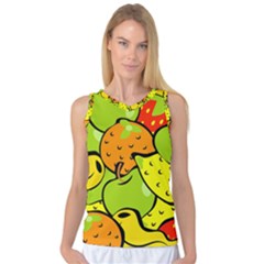 Fruit Food Wallpaper Women s Basketball Tank Top by Dutashop