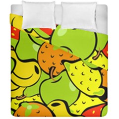 Fruit Food Wallpaper Duvet Cover Double Side (california King Size) by Dutashop