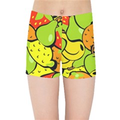 Fruit Food Wallpaper Kids  Sports Shorts