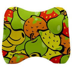 Fruit Food Wallpaper Velour Head Support Cushion by Dutashop