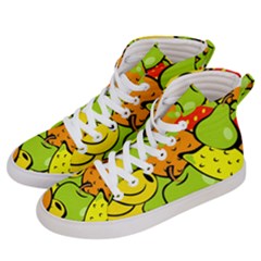 Fruit Food Wallpaper Men s Hi-top Skate Sneakers by Dutashop