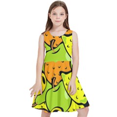 Fruit Food Wallpaper Kids  Skater Dress