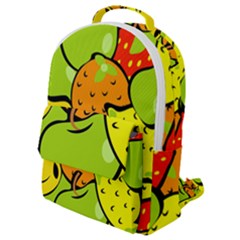 Fruit Food Wallpaper Flap Pocket Backpack (small) by Dutashop