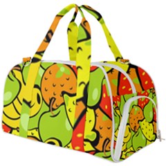 Fruit Food Wallpaper Burner Gym Duffel Bag by Dutashop