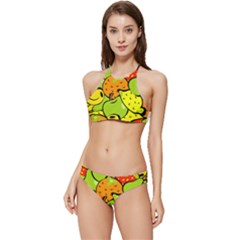 Fruit Food Wallpaper Banded Triangle Bikini Set by Dutashop