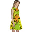 Fruit Food Wallpaper Cap Sleeve High Waist Dress View3