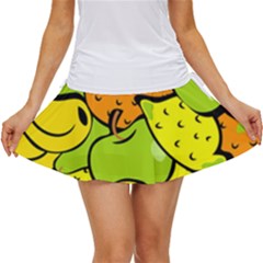 Fruit Food Wallpaper Women s Skort by Dutashop