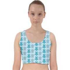 Sea Turtle Sea Animal Velvet Racer Back Crop Top