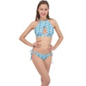 Sea Turtle Sea Animal Cross Front Halter Bikini Set View1