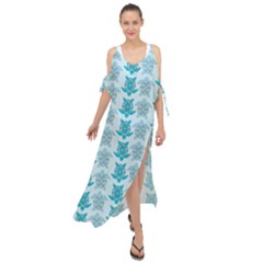 Sea Turtle Sea Animal Maxi Chiffon Cover Up Dress