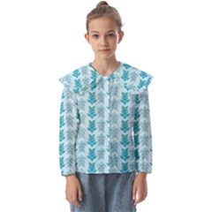 Sea Turtle Sea Animal Kids  Peter Pan Collar Blouse by Dutashop