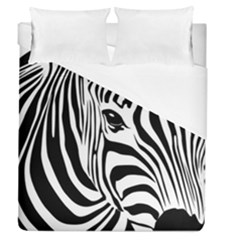 Animal Cute Pattern Art Zebra Duvet Cover (queen Size) by Amaryn4rt