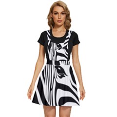 Animal Cute Pattern Art Zebra Apron Dress by Amaryn4rt