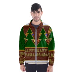 Art Deco Holiday Card Men s Windbreaker by Amaryn4rt