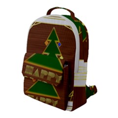 Art Deco Holiday Card Flap Pocket Backpack (large) by Amaryn4rt