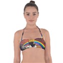 Rainbow Color Tie Back Bikini Top View1