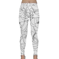 Contemporary-nature-seamless-pattern Classic Yoga Leggings by uniart180623