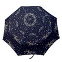 Hand-drawn-scratch-style-night-sky-with-moon-cloud-space-among-stars-seamless-pattern-vector-design- Folding Umbrellas View1