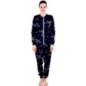 Hand-drawn-scratch-style-night-sky-with-moon-cloud-space-among-stars-seamless-pattern-vector-design- OnePiece Jumpsuit (Ladies) View1