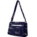 Hand-drawn-scratch-style-night-sky-with-moon-cloud-space-among-stars-seamless-pattern-vector-design- Front Pocket Crossbody Bag View2