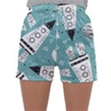 Cute-seamless-pattern-with-rocket-planets-stars Sleepwear Shorts View1