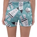 Cute-seamless-pattern-with-rocket-planets-stars Sleepwear Shorts View2