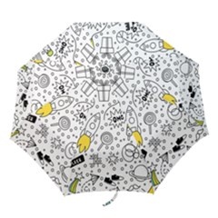 Set-cute-colorful-doodle-hand-drawing Folding Umbrellas by uniart180623