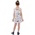 Set-cute-colorful-doodle-hand-drawing Kids  Cross Back Dress View2