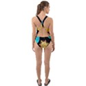 Seamless-pattern-with-sun-moon-children Cut-Out Back One Piece Swimsuit View2