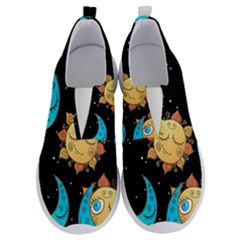 Seamless-pattern-with-sun-moon-children No Lace Lightweight Shoes by uniart180623