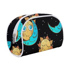 Seamless-pattern-with-sun-moon-children Make Up Case (small) by uniart180623