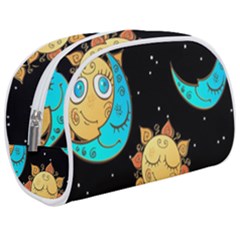 Seamless-pattern-with-sun-moon-children Make Up Case (medium) by uniart180623