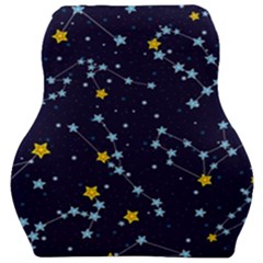 Seamless-pattern-with-cartoon-zodiac-constellations-starry-sky Car Seat Velour Cushion  by uniart180623