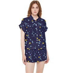 Seamless-pattern-with-cartoon-zodiac-constellations-starry-sky Chiffon Lounge Set by uniart180623