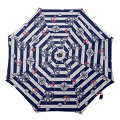 Seamless-marine-pattern Hook Handle Umbrellas (small)