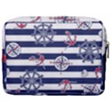 Seamless-marine-pattern Make Up Pouch (Large) View2