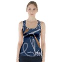 Chains-seamless-pattern Racer Back Sports Top View1